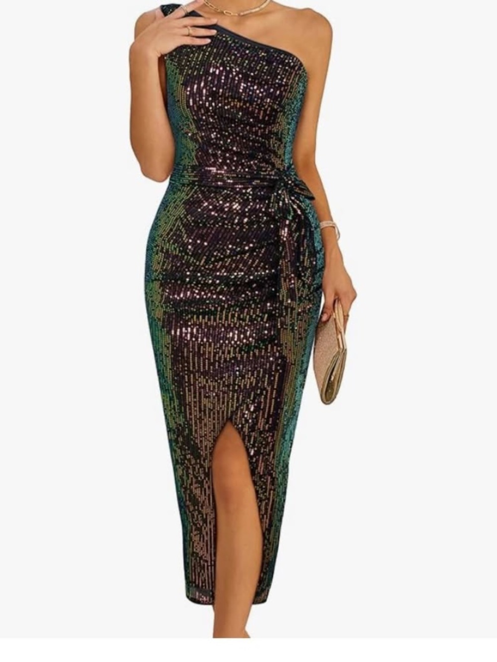 Multi-Color Sequin Dress
